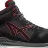 Sicherheitsstiefel CLIFTON MID Gr.43 schwarz/rot S3 SRC EN ISO 20345:2011