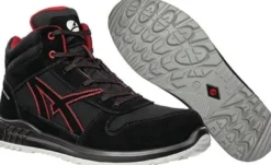 Sicherheitsstiefel CLIFTON MID Gr.43 schwarz/rot S3 SRC EN ISO 20345:2011