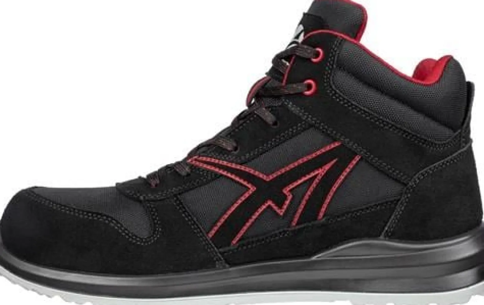 Sicherheitsstiefel CLIFTON MID Gr.43 schwarz/rot S3 SRC EN ISO 20345:2011