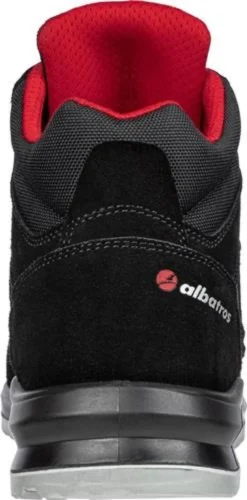 Sicherheitsstiefel CLIFTON MID Gr.43 schwarz/rot S3 SRC EN ISO 20345:2011