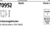 Sicherungsblech DIN 70952 A 20 Stahl f.Nutmuttern DIN70852 50 Stück