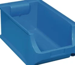 Sichtlagerkasten Profi-Plus L355xB205xH150mm PP blau ALLIT