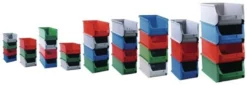 Sichtlagerkasten Profi-Plus L160xB102xH75mm PP blau ALLIT