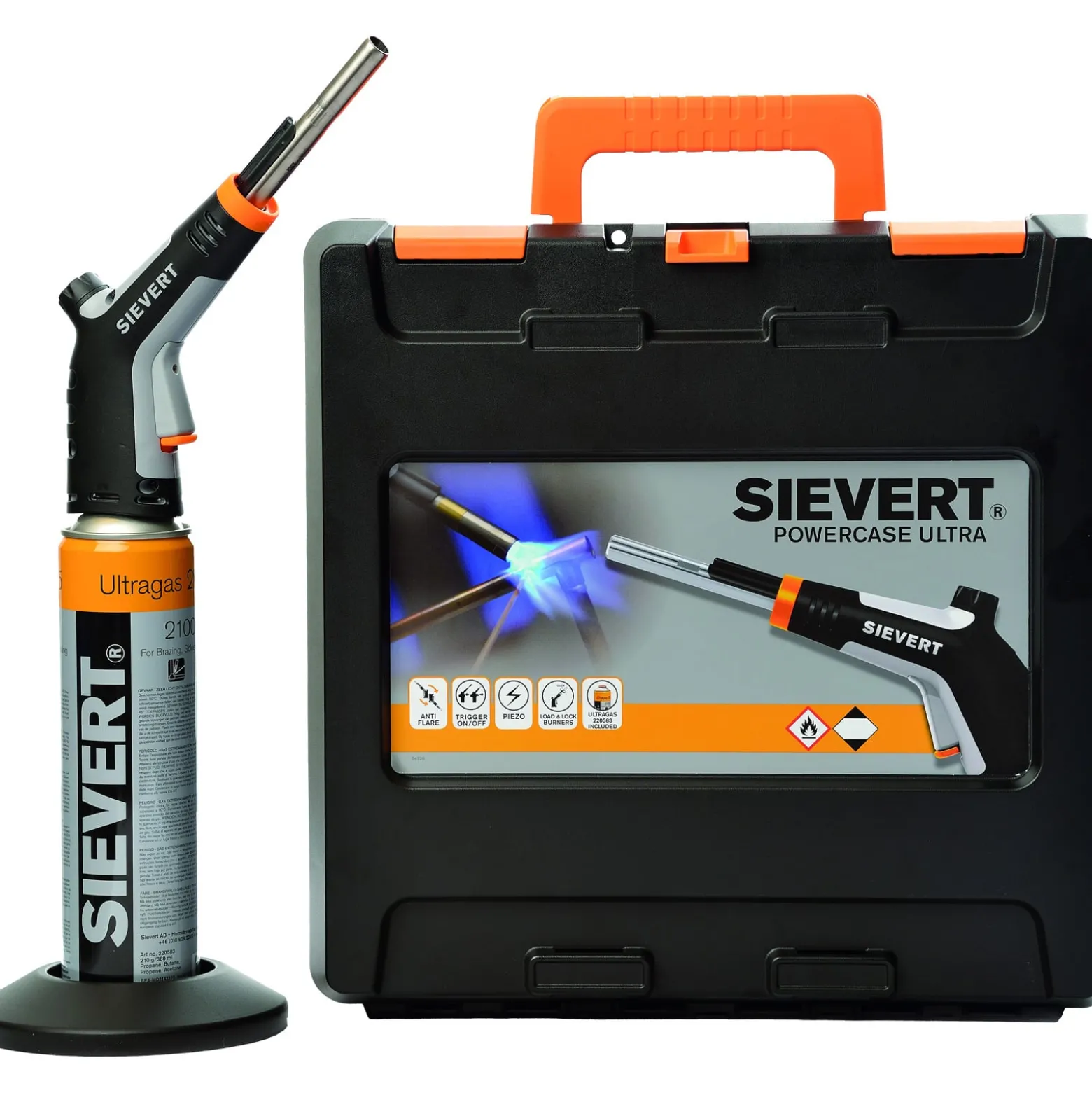 SIEVERT Powercase Ultra Lötset 2,2 kW - 253505