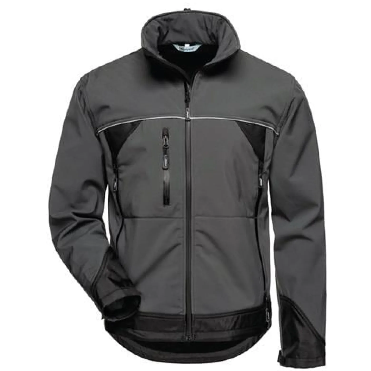 Softshelljacke BETA Gr.M grau/schwarz ELYSEE