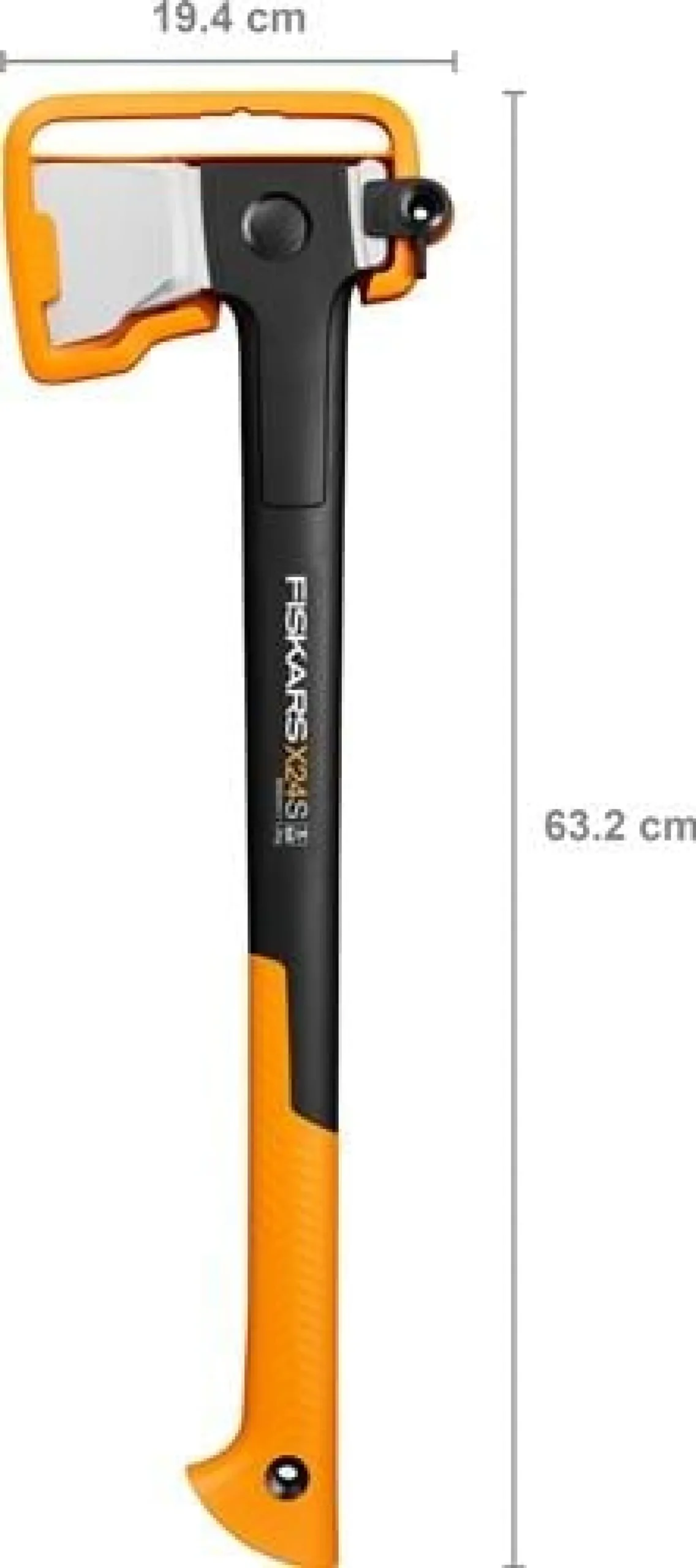 Spaltaxt X24-S L.600mm Stiel-L.520mm G.1260g Ku.FISKARS