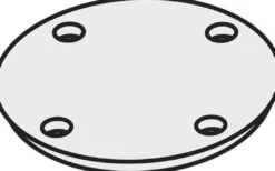 Spanndornabdeckung ISO CAC 250C Bruttogewicht 1869,6g PRAMET