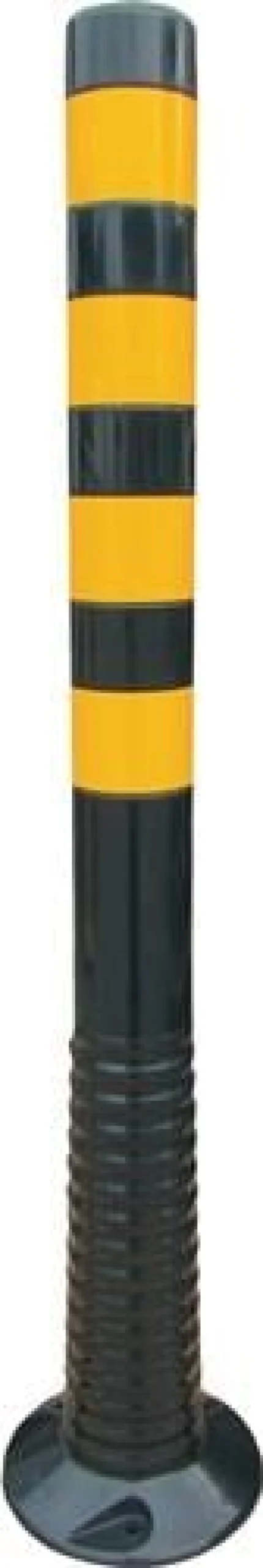 Sperrpfosten PU schwarz/gelb Ø 80 mm - 12221 SG