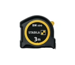 Stabila Taschenbandmaß BM 100 3 m metrische Skala - 19570