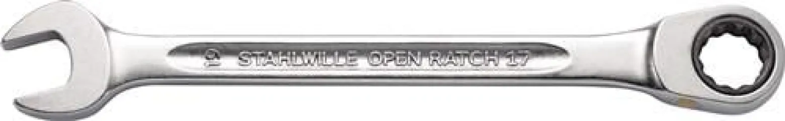STAHLWILLE Maulringratschenschlüssel 17F SW 13mm L.182mm - 40171313
