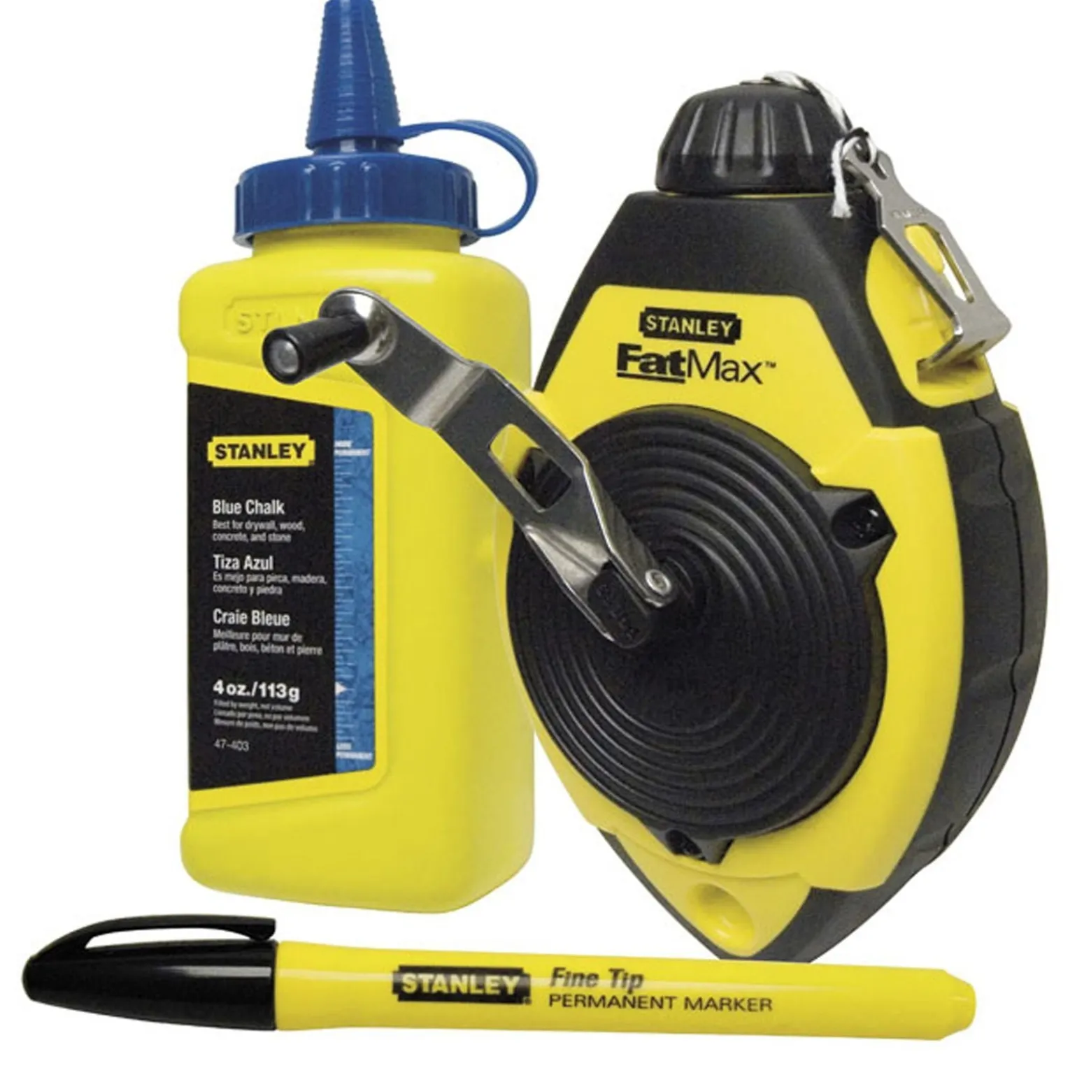 Stanley Schlagschnur-Set FatMax™ mit blauer Kreide - 0-47-681