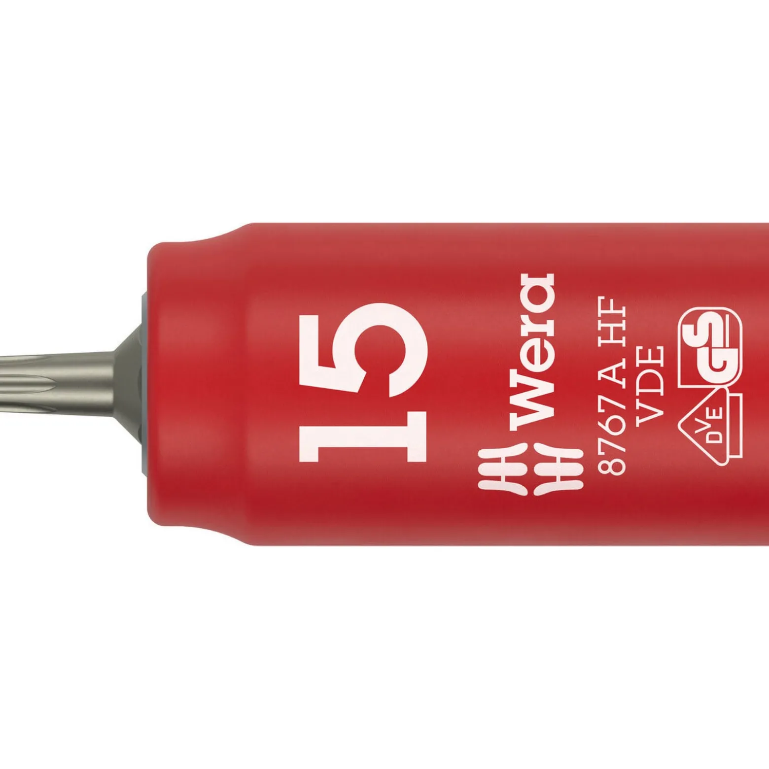 Steckschlüsseleinsatz 8767 A VDE HF 1/4 Zoll TX 15 L.36mm WERA