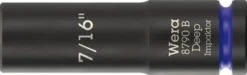 Steckschlüsseleinsatz 8790 B Impaktor Deep 3/8 Zoll 7/16 Zoll L.63mm WERA
