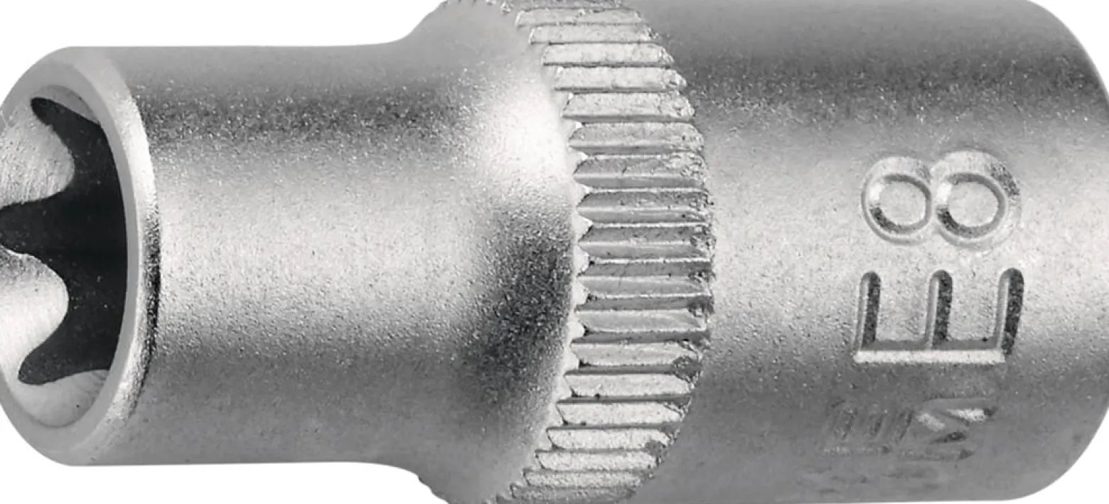Steckschlüsseleinsatz 1/4 Zoll E E10 L.25mm TECWERK
