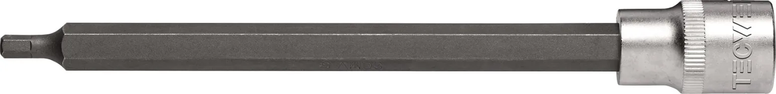 Steckschlüsseleinsatz 1/2 Zoll Innen-6-kant SW 5mm L.180mm TECWERK