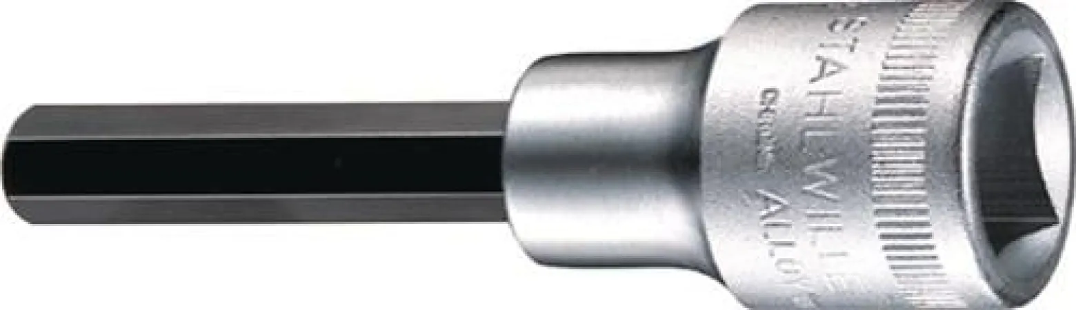 Steckschlüsseleinsatz 1054/10 1/2 Zoll 6 kant SW 10mm L.140mm STAHLWILLE