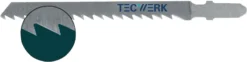 Stichsägeblatt Gesamt-L.100mm Zahnt.4mm S.1,45mm HCS 25 St./Karte TECWERK