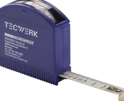 Taschenrollbandmaß L.3m B.13mm mm/cm EG II Ku.Sichtfenster TECWERK