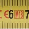 Taschenrollbandmaß L.5m B.19mm mm/cm EG II Ku.CR TECWERK