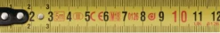 Taschenrollbandmaß L.5m B.19mm mm/cm EG II Ku.CR TECWERK