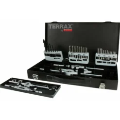 TERRAX by RUKO Gewindeschneidwerkzeug-Satz M HSS - 44 tlg. (Magazin Stahlblech) - A245030