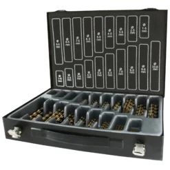 TERRAX by RUKO Spiralbohrer-Magazin DIN 338 Typ VA, HSSE-Co 5 - 170 tlg. (Magazin Stahlblech) - A215200