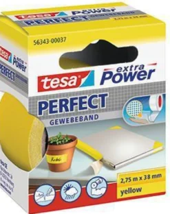 tesa Gewebeband extra Power Perfect 56343-00037 38mmx2,75m gelb