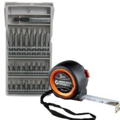 25tlg. Bosch Schrauberbit-Set und WS24 Maßband 3 m