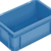 Transportbehälter L300xB200xH120mm blau PP Muschelgr.Seitenwände geschl.TECWERK