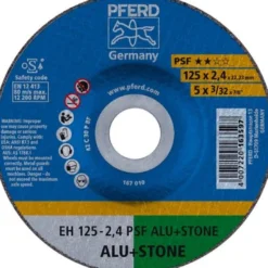Trennscheibe EHT PSF ALU+STONE D125x2,4mm gekr.Bohr.125mm PFERD