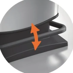 Tretabfallsammler PASO 20l DxH457mm PP-RG Q1