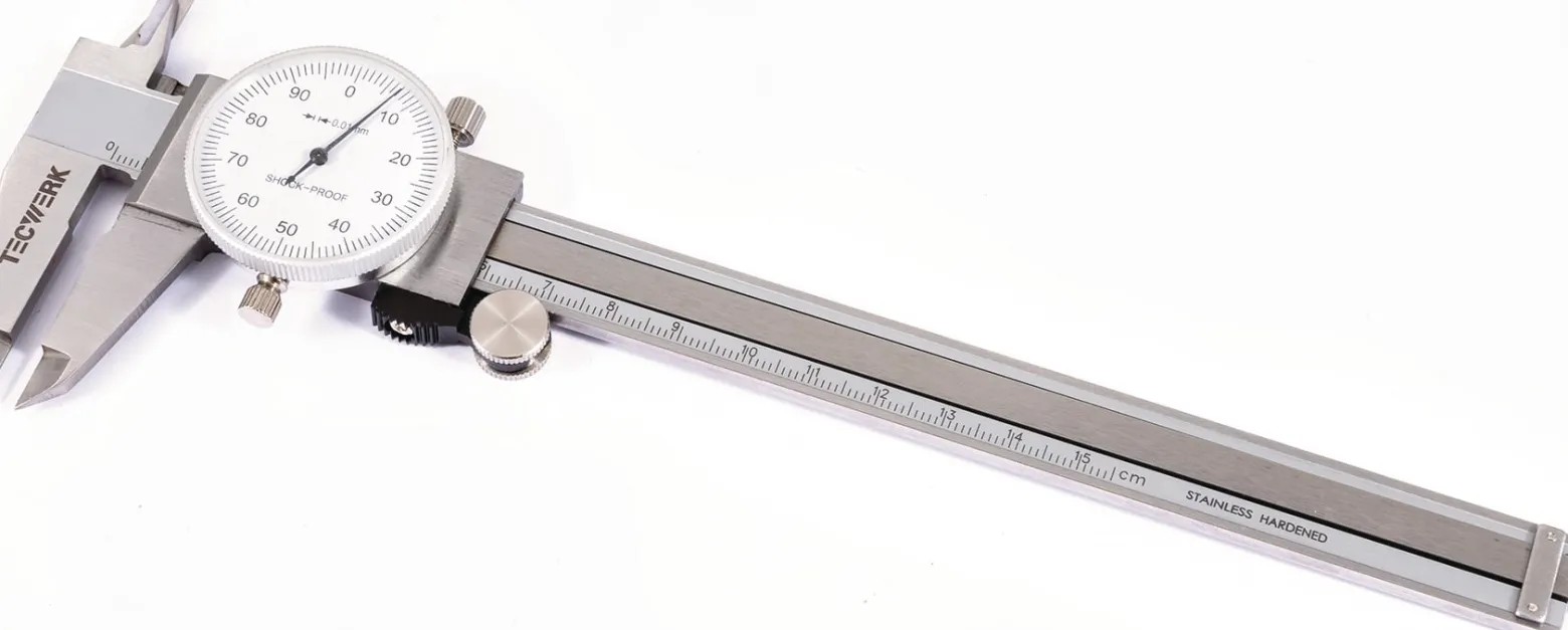 Uhrmessschieber DIN 862 150mm Zeigerumdr.1mm TECWERK