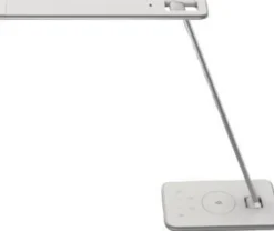 UNILUX Tischleuchte Jazz LED 400093836 weiß + metallgrau