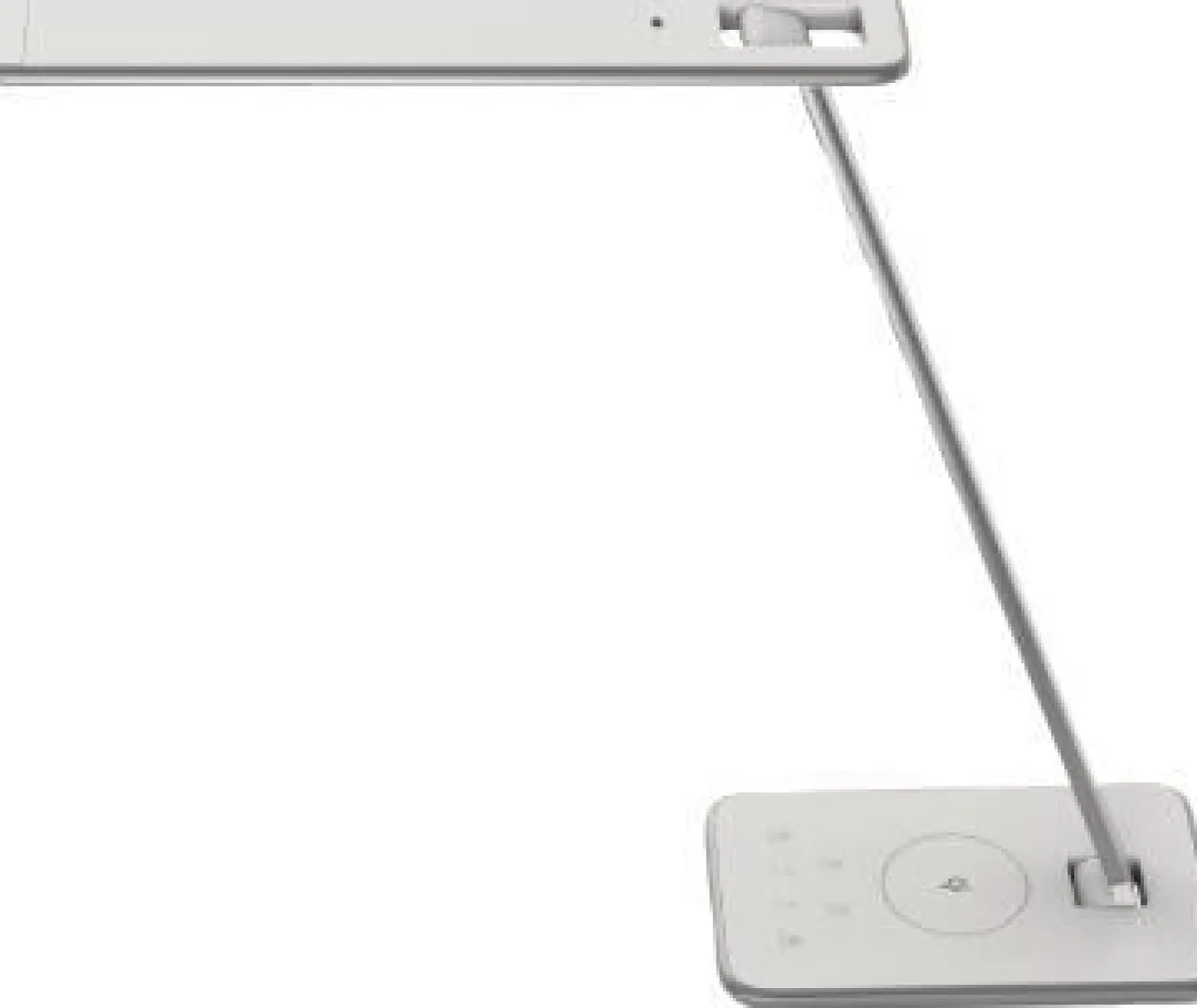 UNILUX Tischleuchte Jazz LED 400093836 weiß + metallgrau
