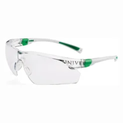 Univet Schutzbrille 506 UP EN 166 EN 170 Bügel weiß grün Scheibe klar Polycarbonat - 506U.03.00.00
