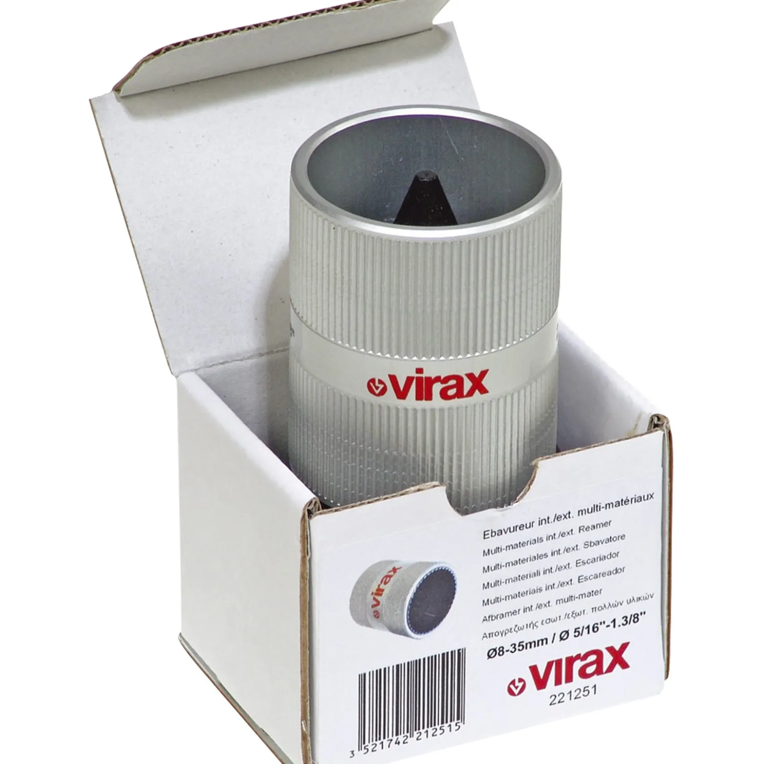 VIRAX Entgrater Aluminium Innen/Aussen Mehrere Materialen 35 mm - 221251