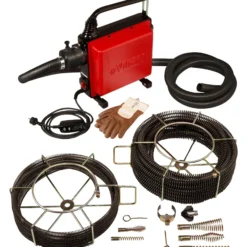 VIRAX Rohrreiniger VAL 96QC + Spirale mit Kunststoffseele – 293133