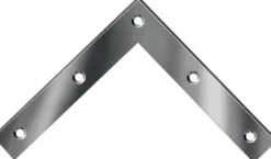 VORMANN Eckwinkel L.120 x 120 mm B.20 mm S.2 mm Stahl blau verzinkt - 000187120Z