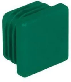 Walraven Schienenendstopfen 30x30 Polyethylen 30x30x18,5 grün