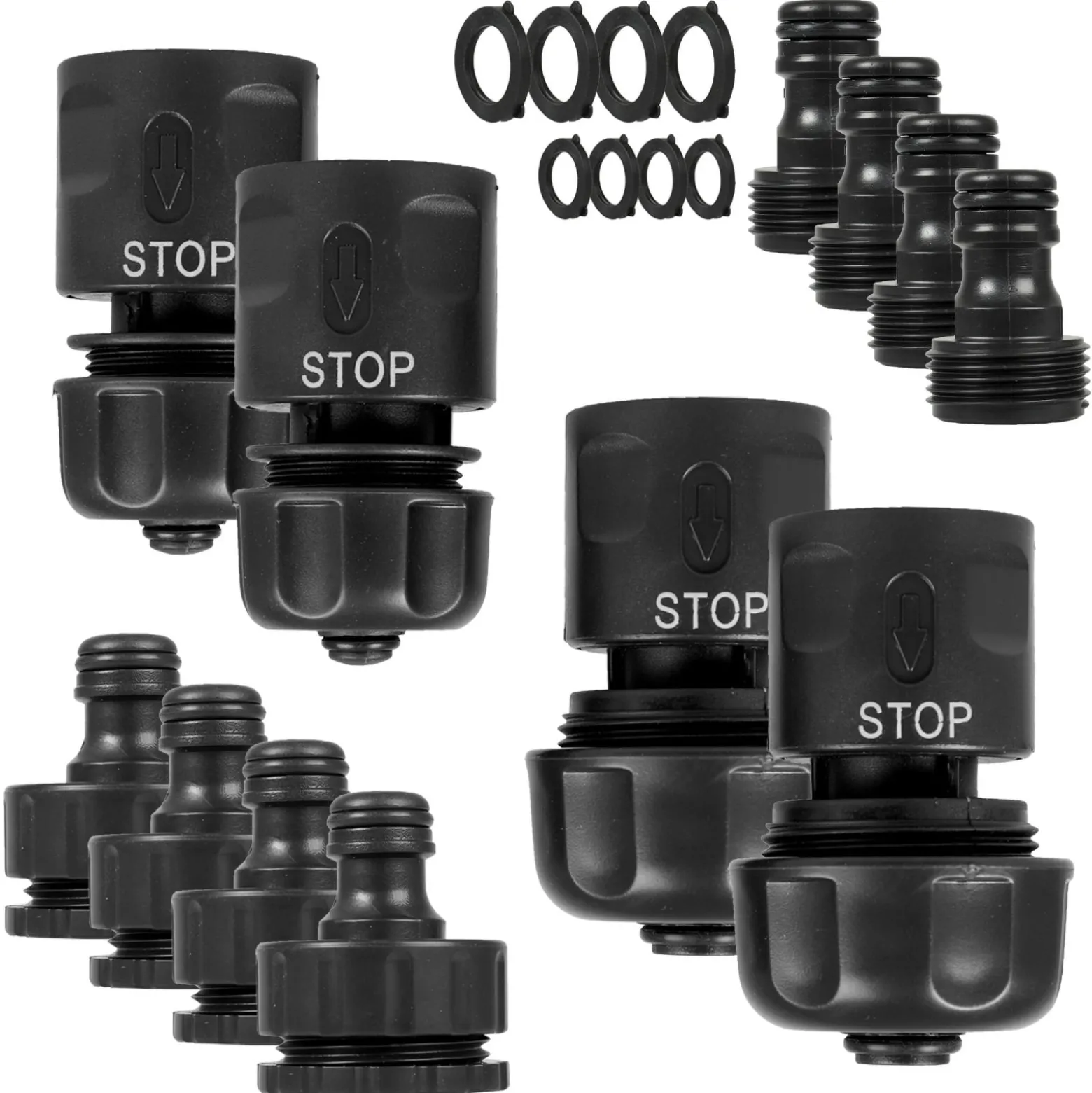 Walter Schlauchaufroller 20 m WWS-ASA20 inkl. Schlauchadapter Set 20tlg.