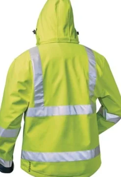 Warnschutz-Softshelljacke LIAM Gr.M fluoresz.gelb/marine ELYSEE