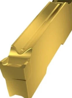 Wendeschneidplatte ISO GL4-D400G02L06-PR:G8330 Breite 4mm PVD beschichtet Gold