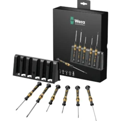 Wera 1578 A/6 Elektroniker-Schraubendrehersatz + Rack - 030170