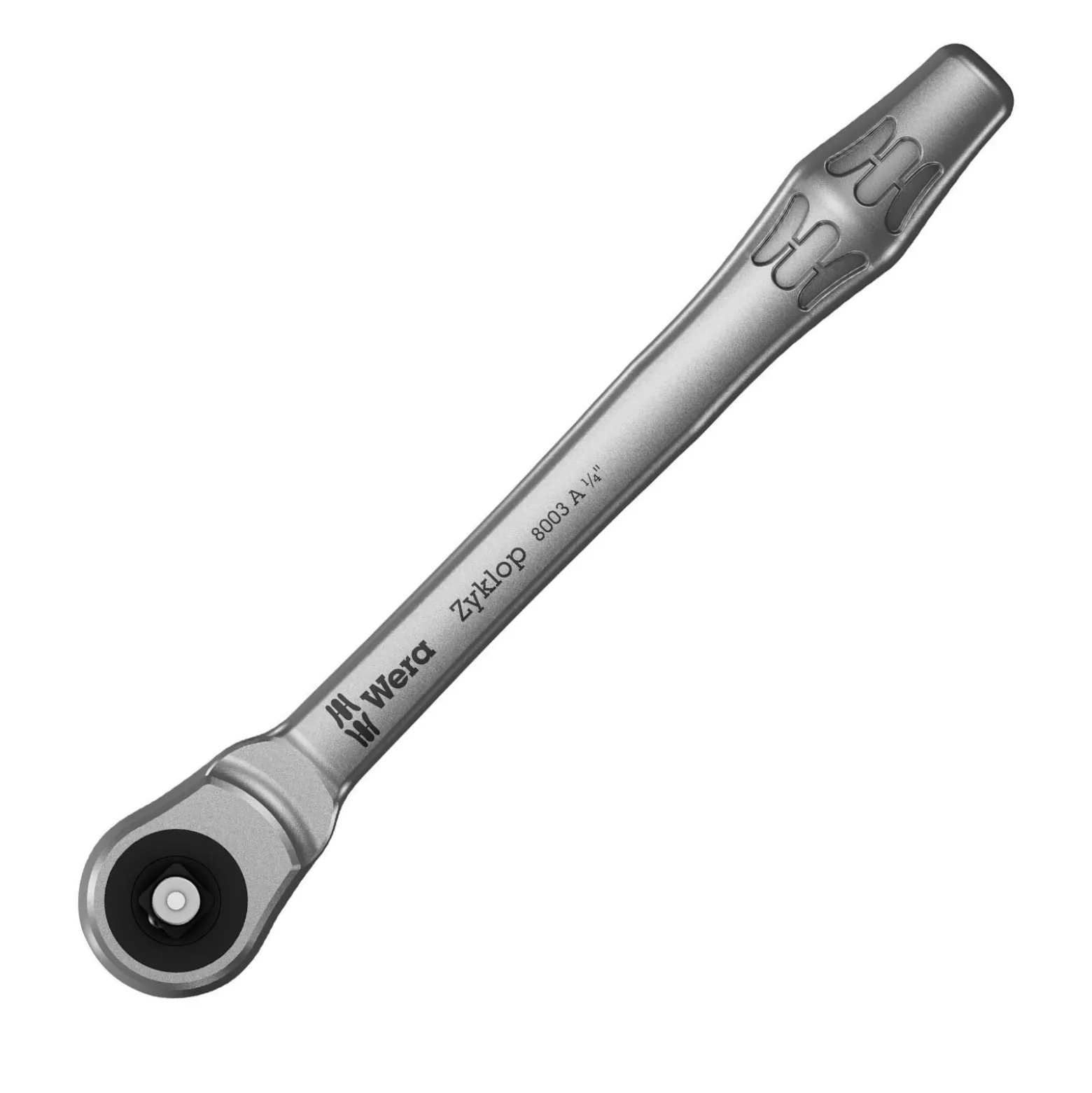 Wera 8003 A Zyklop Metal-Knarre mit Durchsteckvierkant mit 1/4"-Antrieb - 004003