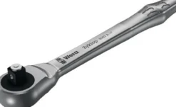 Wera 8003 A Zyklop Metal-Knarre mit Durchsteckvierkant mit 1/4