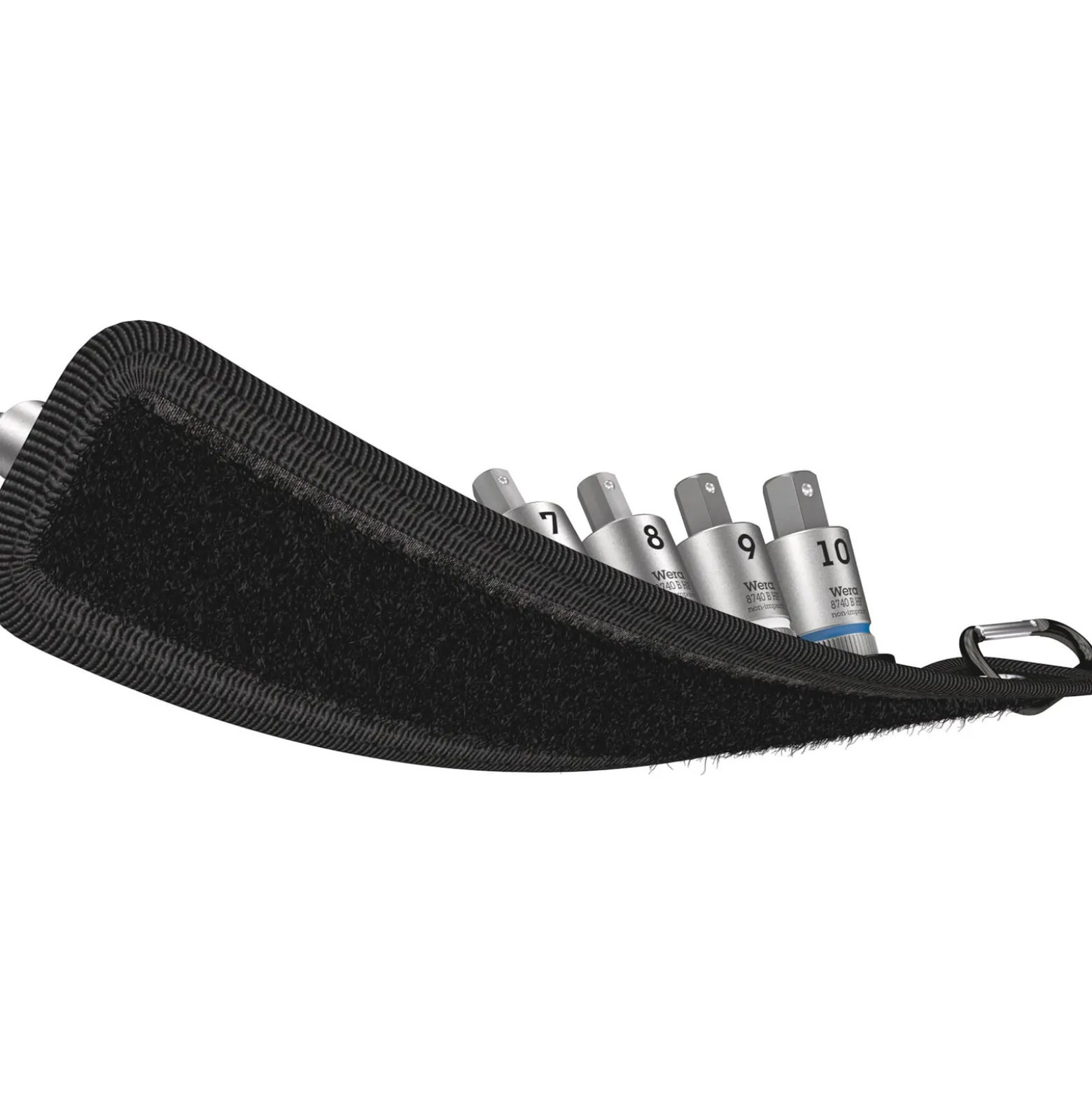 Wera Belt B 2 Zyklop Bitnuss-Satz Innensechskant, mit Haltefunktion, 3/8"-Antrieb - 05006577001