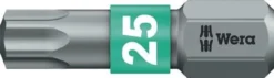 Wera Bit 867/1 BTZ 1/4″ T 15 Länge 25 mm BiTorsion zähhart - 5066122001