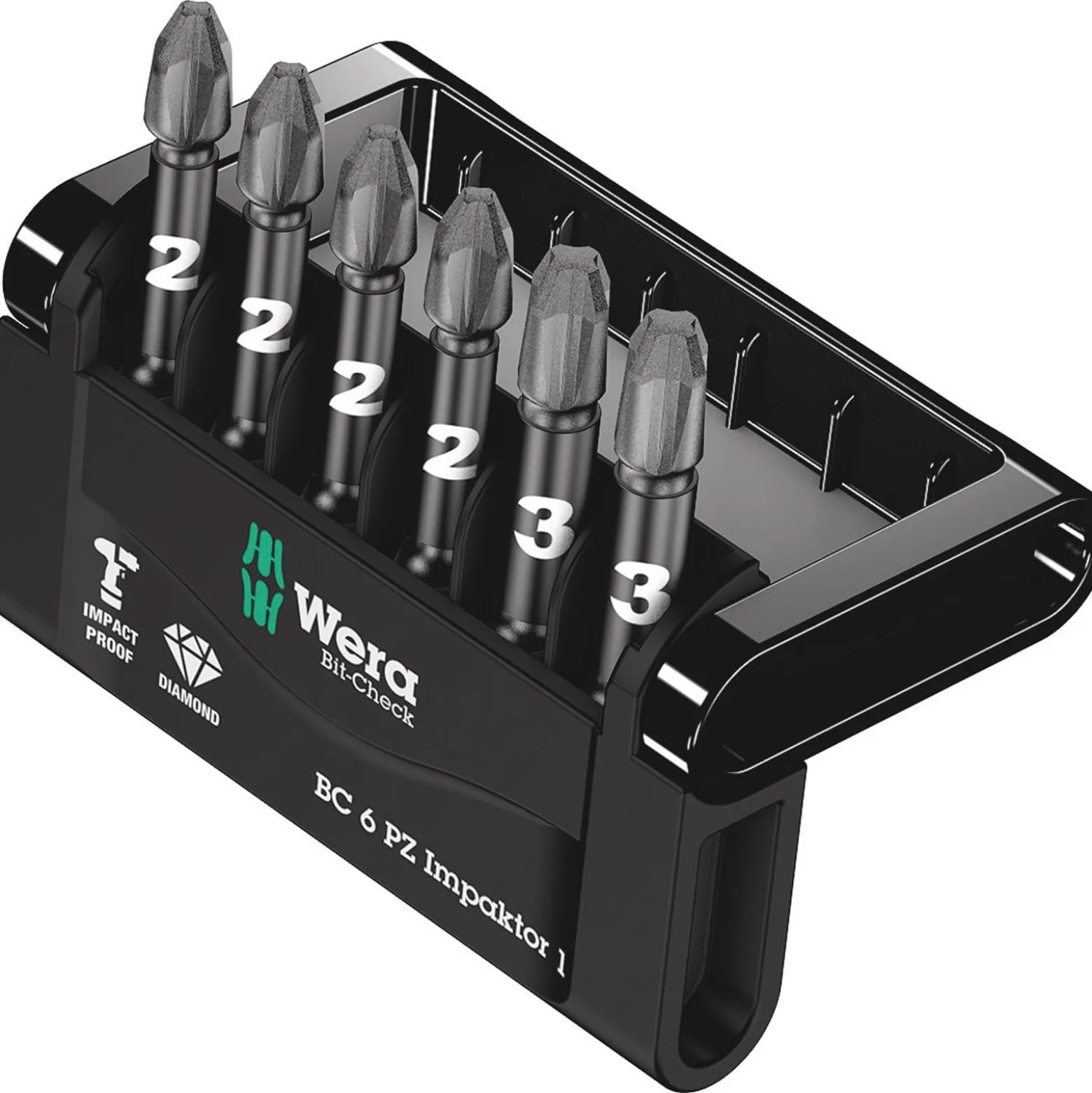 Wera Bit-Check 6 PZ Impaktor 1 - 05057692001
