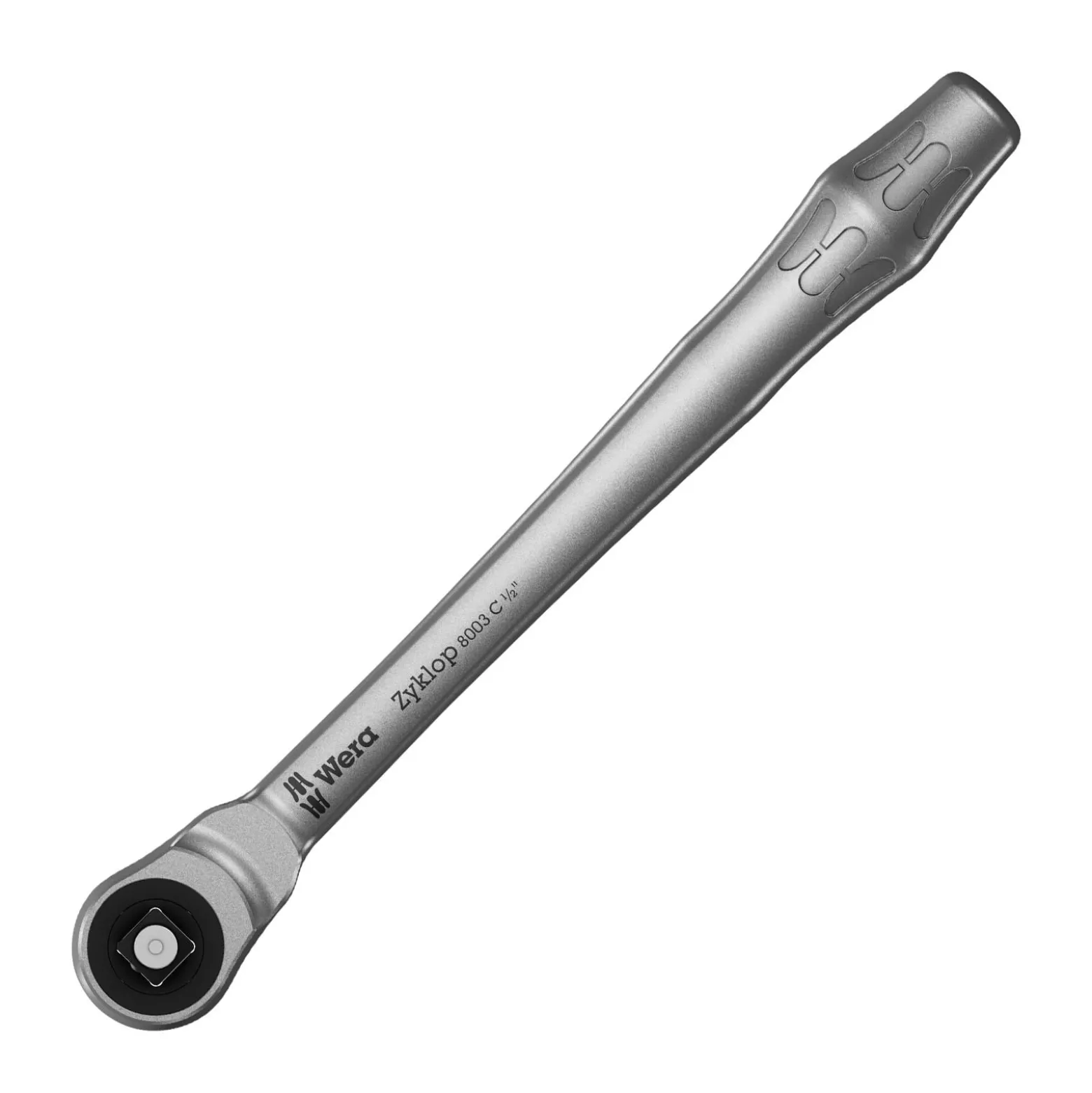 Wera 8003 C Zyklop Metal-Knarre mit Durchsteckvierkant mit 1/2"-Antrieb - 004063