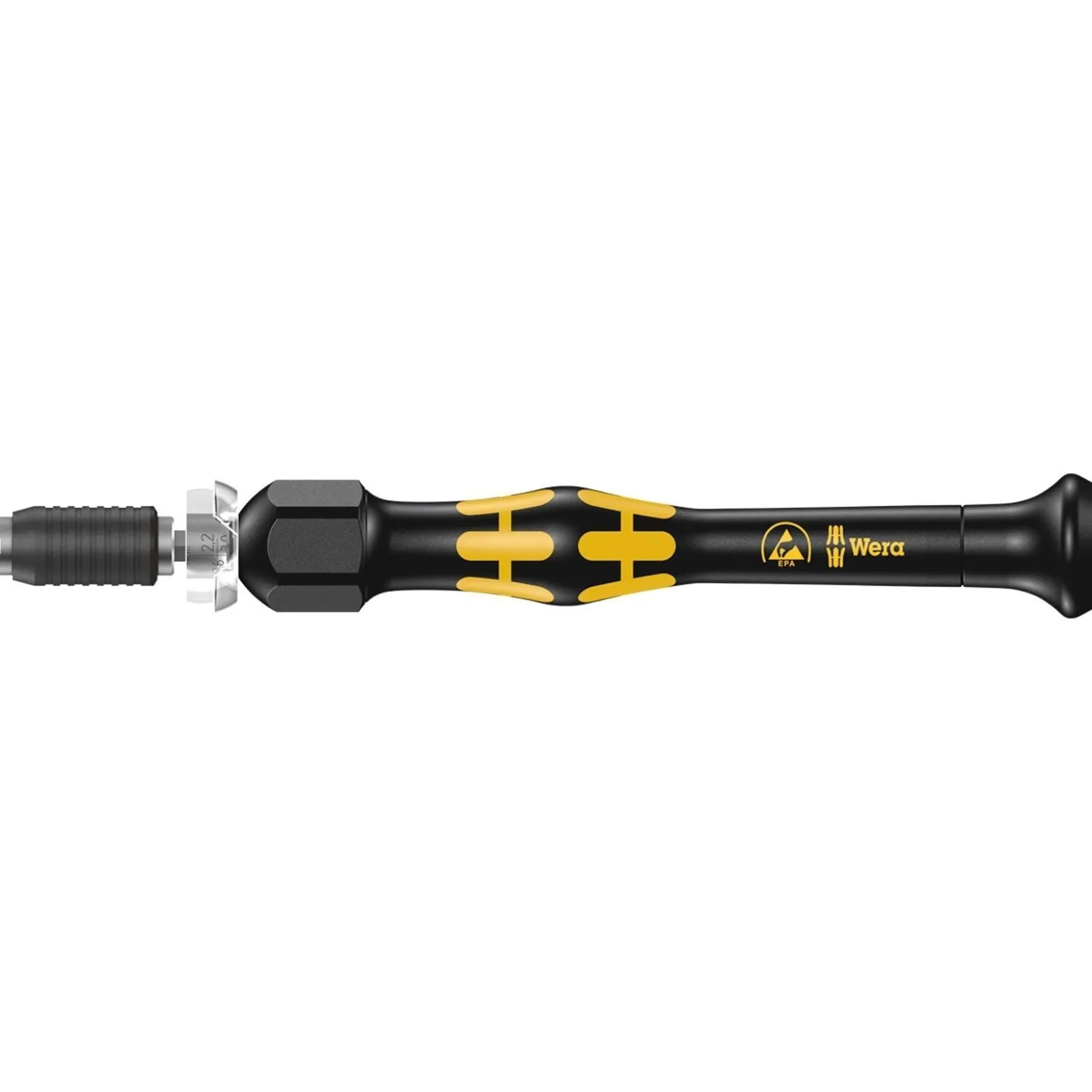 Wera 1430 Kraftform Micro ESD einstellbarer Drehmomentschraubendreher Halfmoon / HIOS (0,02 - 0,06 Nm) - 074802